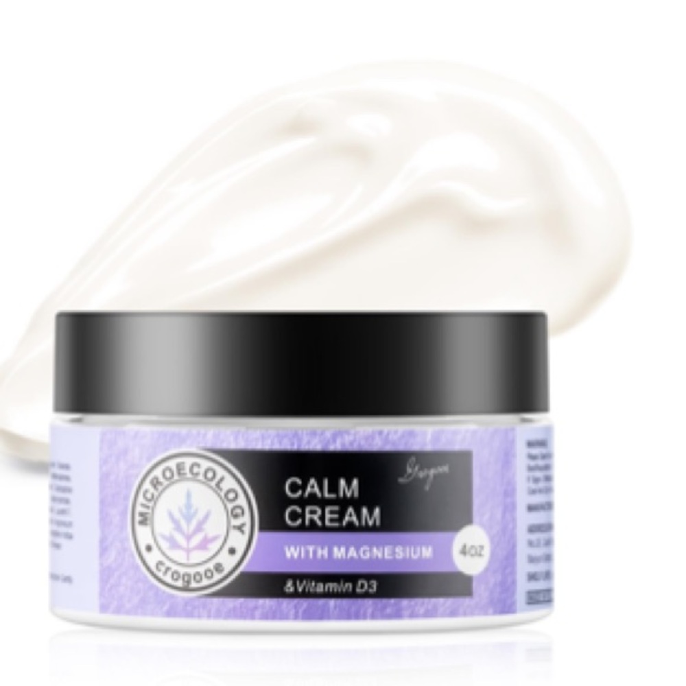 Crogooe Magnesium Body Cream - Moisturizing & Vitamin D3 4oz